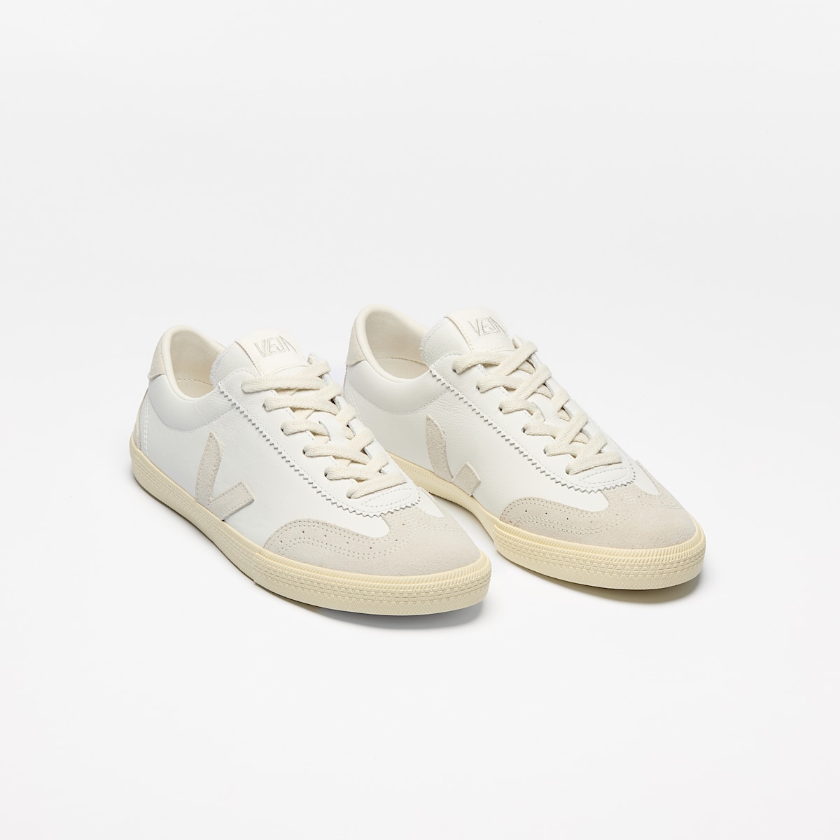 VOLLEY LEATHER WHITE NATURAL - Image 2
