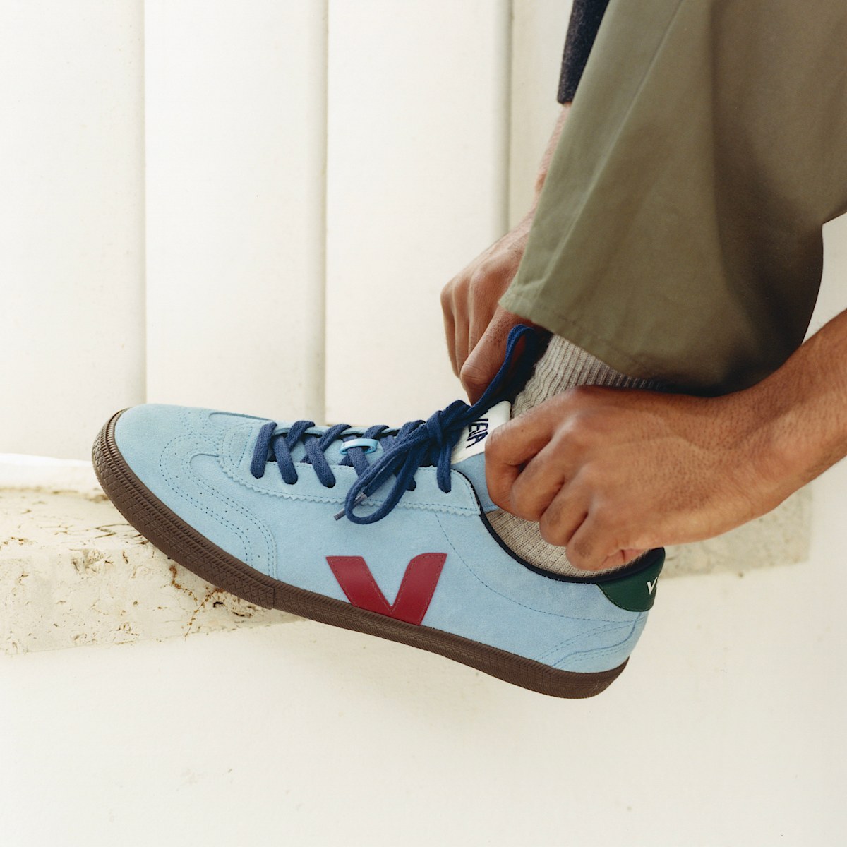 VOLLEY SUEDE AQUA MARSALA EAGLE - Image 4