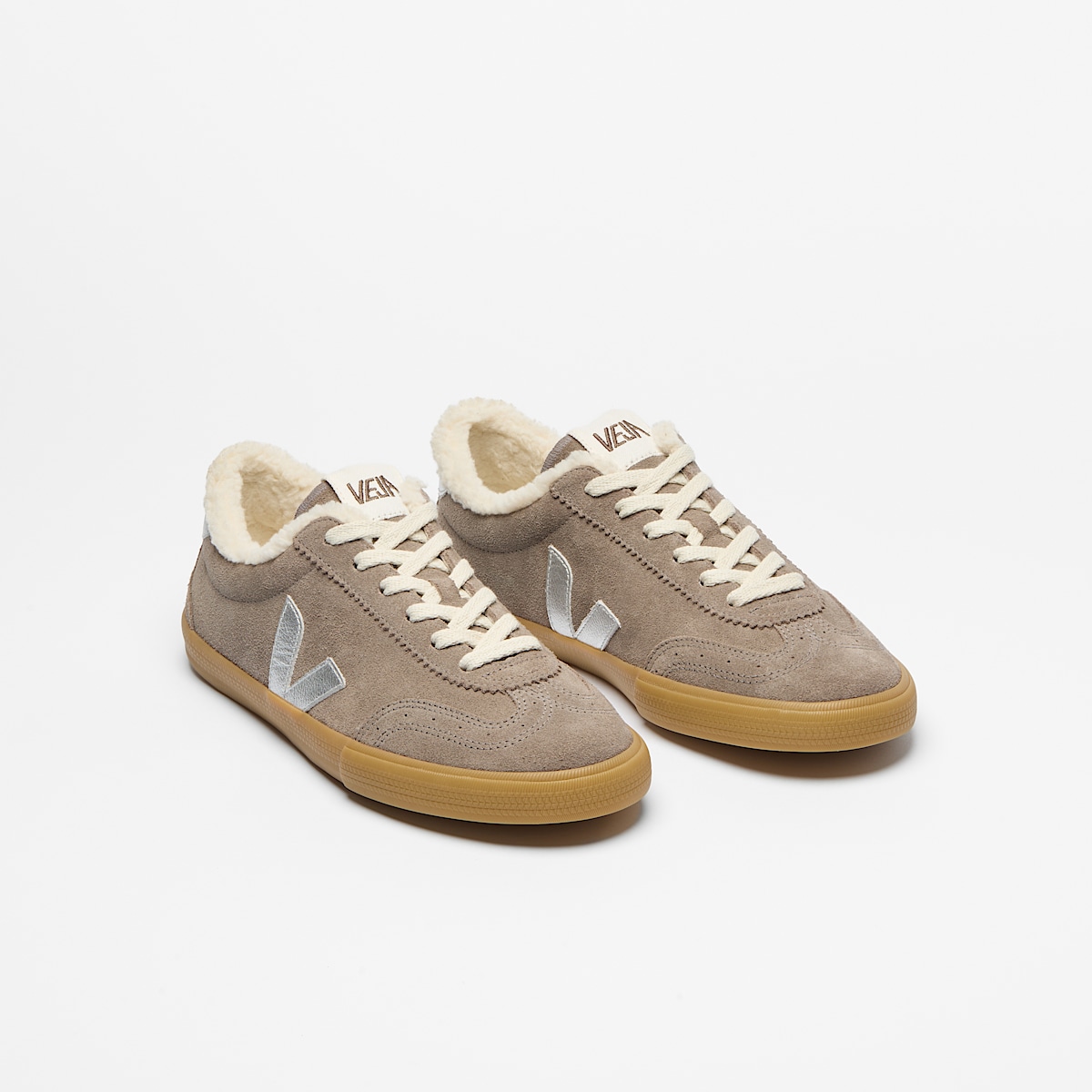 VOLLEY FURED SUEDE MOONROCK SILVER - Image 2