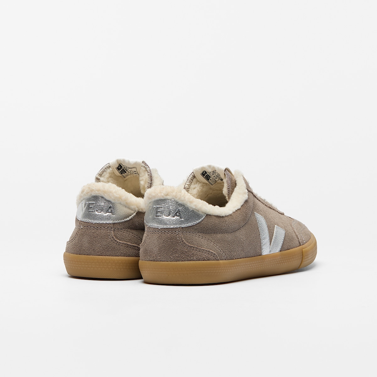 VOLLEY FURED SUEDE MOONROCK SILVER - Image 3