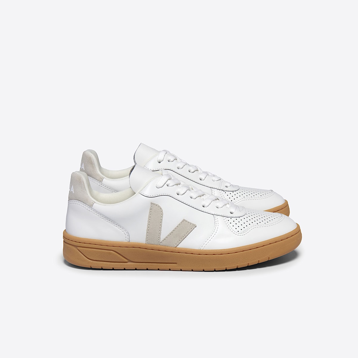 V-10 LEATHER WHITE NATURAL