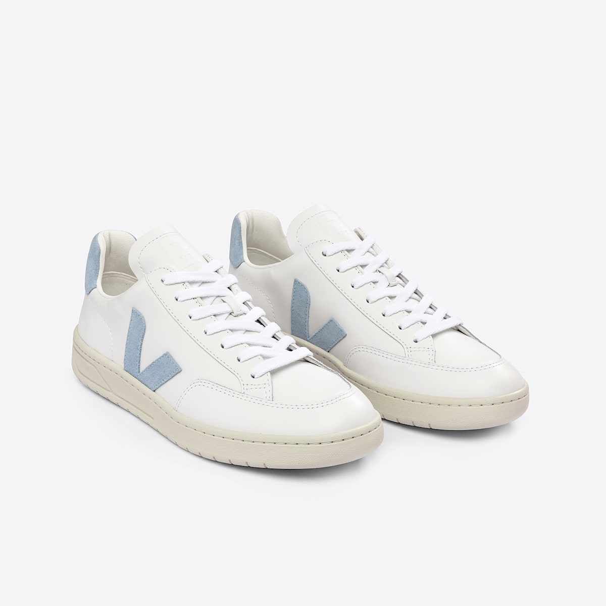 V-12 LEATHER WHITE STEEL - Image 2