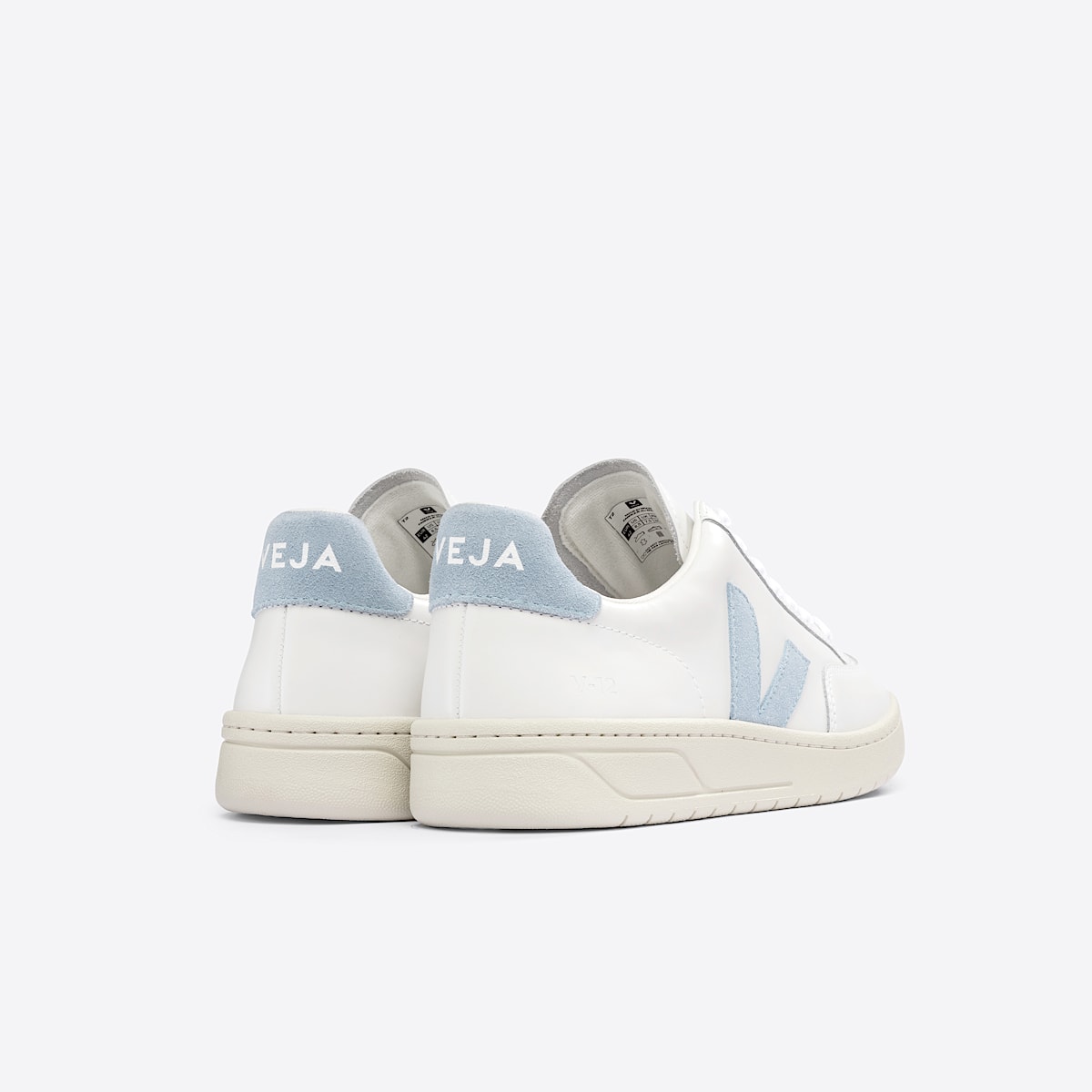 V-12 LEATHER WHITE STEEL - Image 3