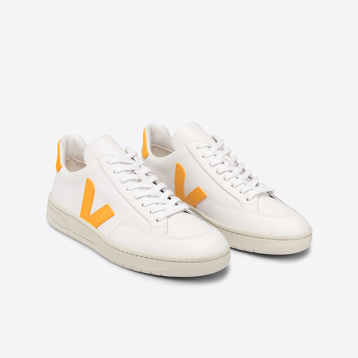 V-12 LEATHER WHITE OURO - Image 2