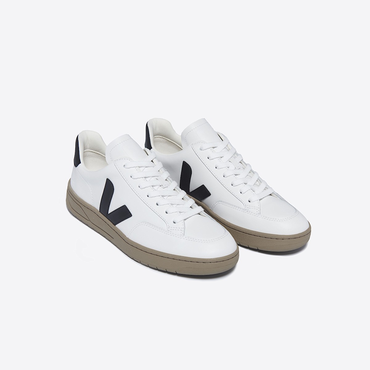 V-12 LEATHER WHITE BLACK DUNE - Image 2