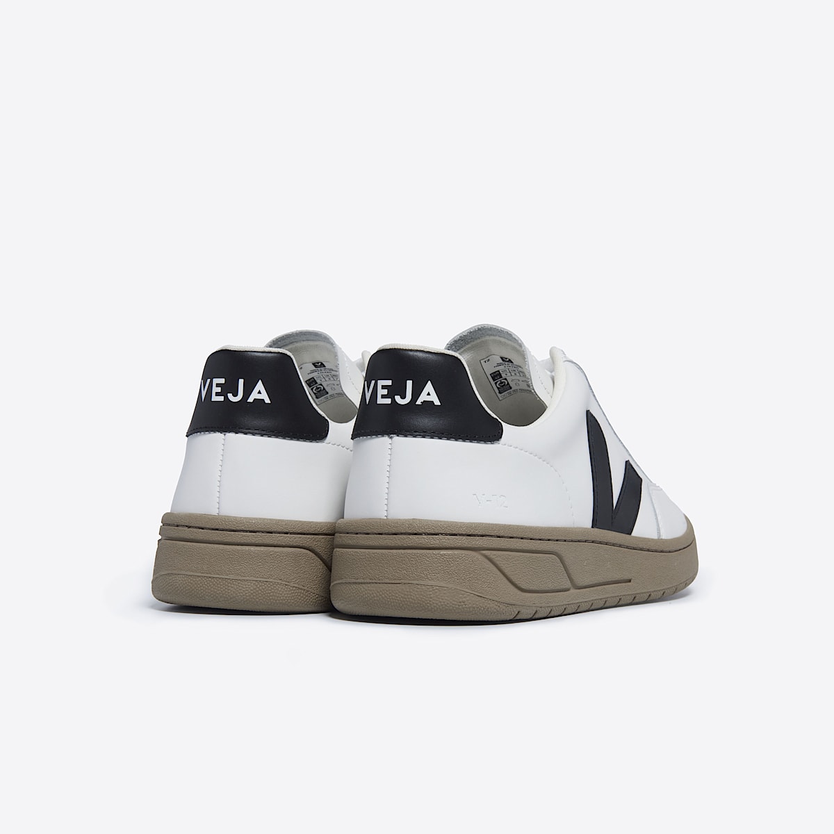 V-12 LEATHER WHITE BLACK DUNE - Image 3