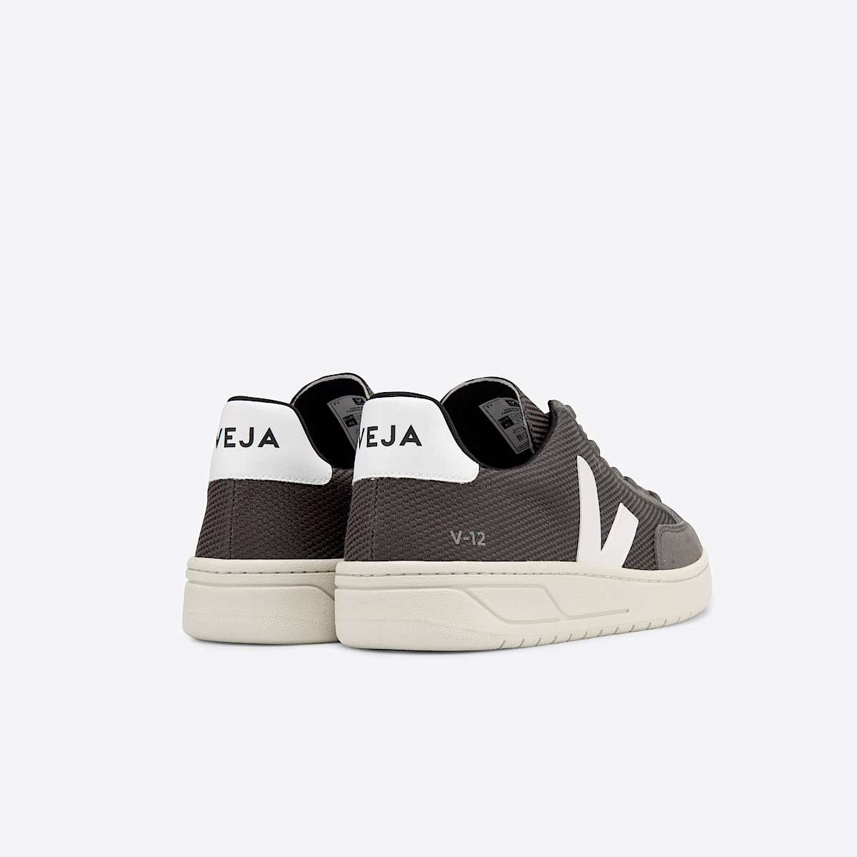 V-12 VEGAN B-MESH GRAFITE WHITE - Image 3