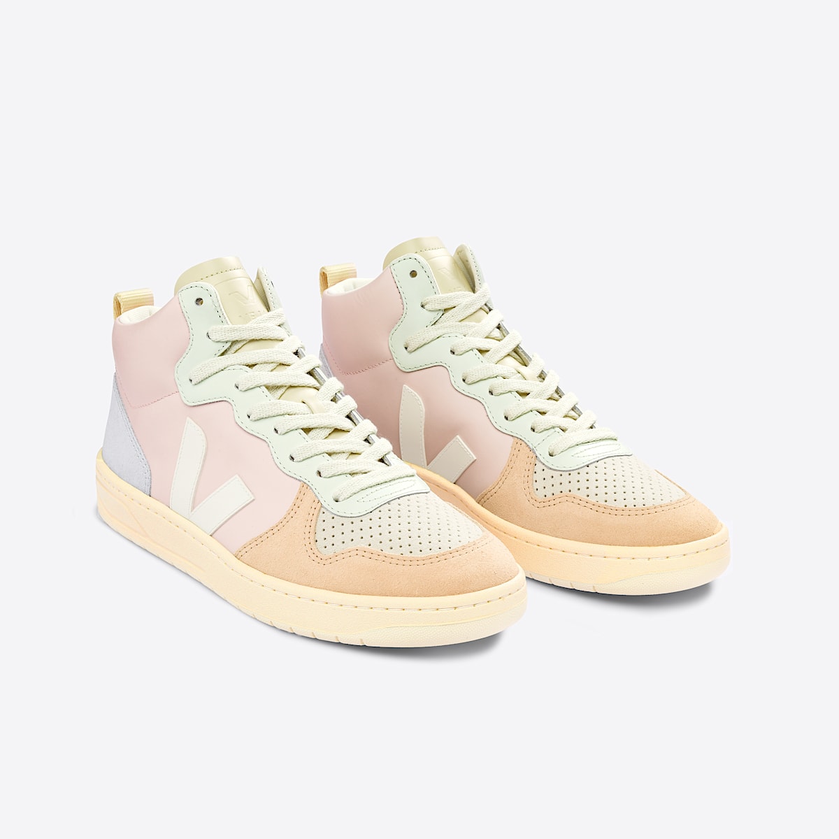 V-15 LEATHER PETALE WHITE MULTICO - Image 2