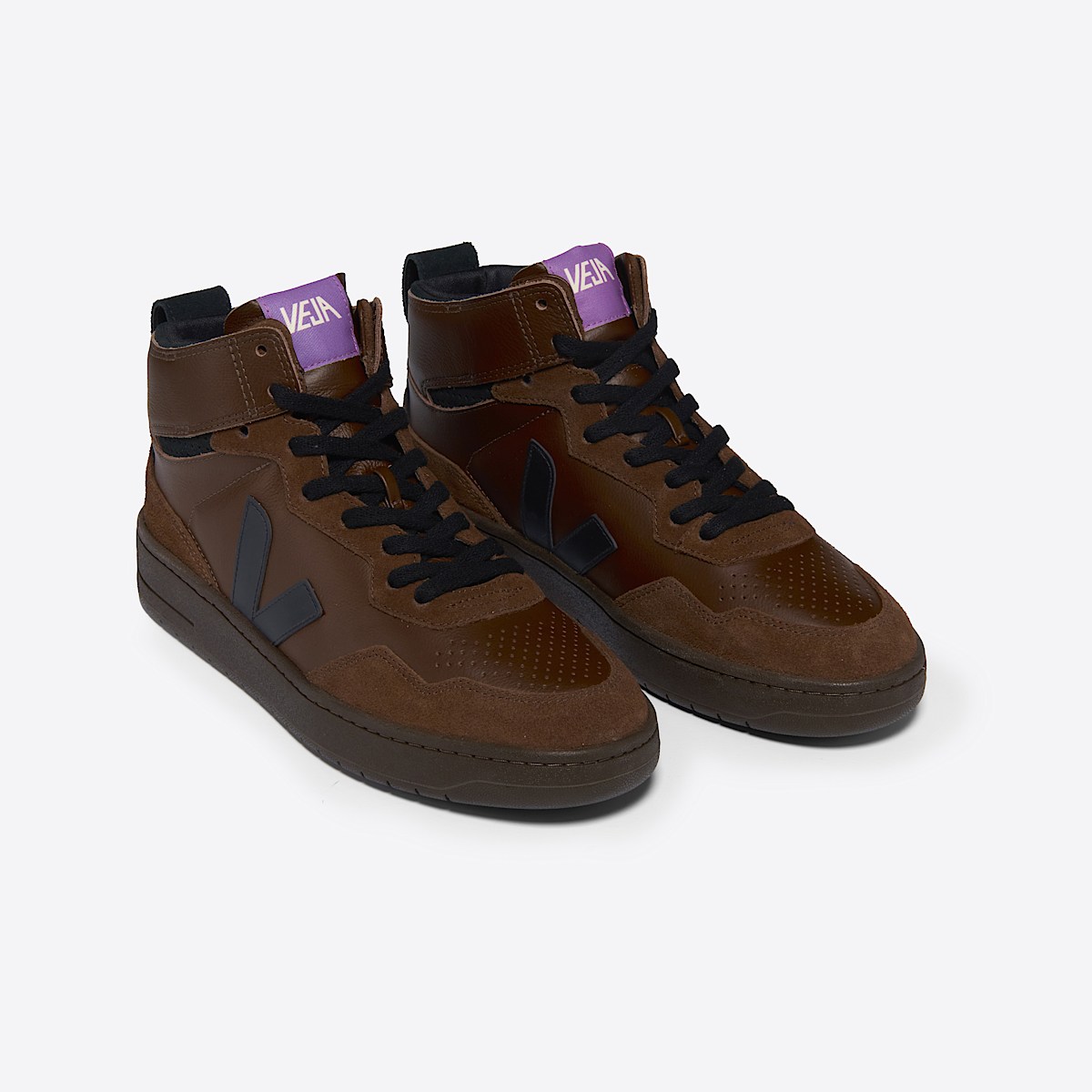 V-95 LEATHER WALNUT BLACK - Image 2