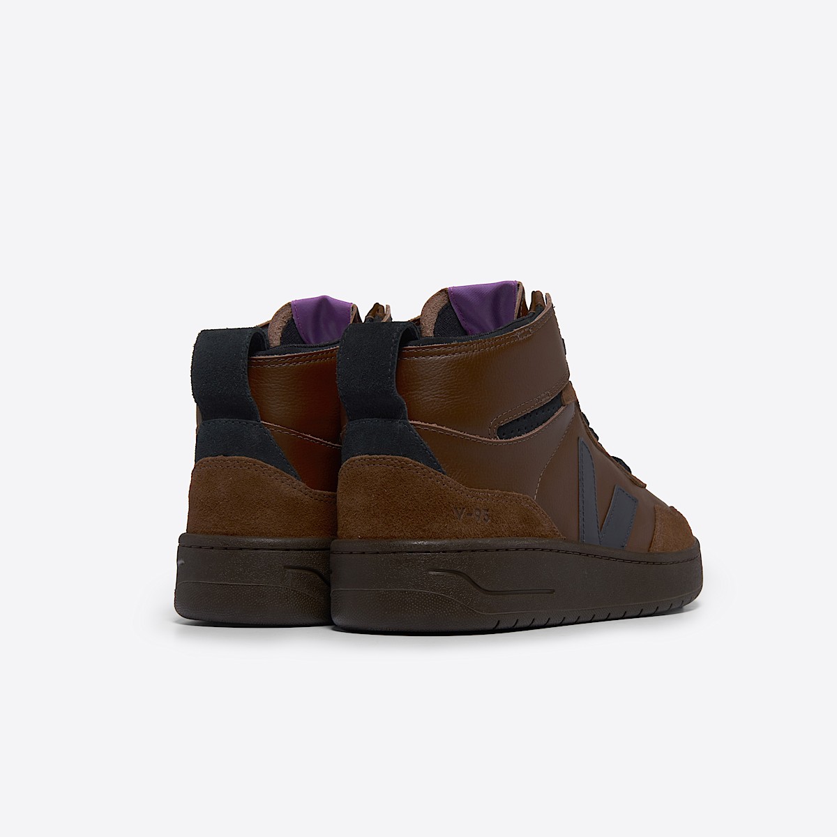 V-95 LEATHER WALNUT BLACK - Image 3